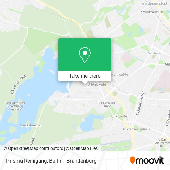 Prisma Reinigung map