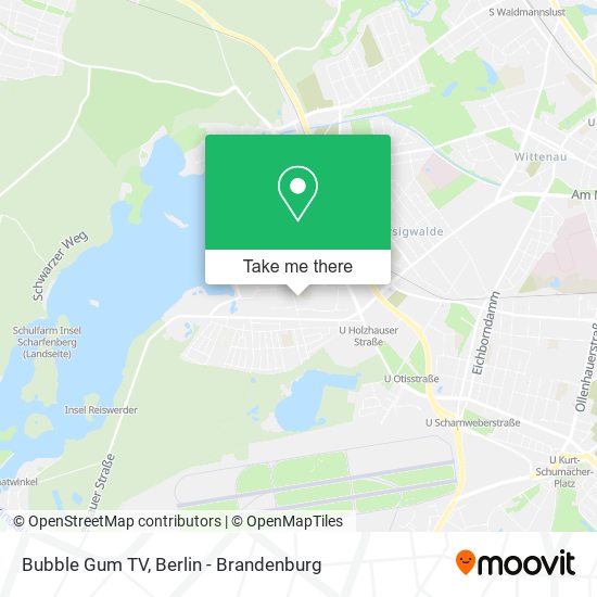 Bubble Gum TV map