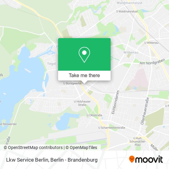 Lkw Service Berlin map