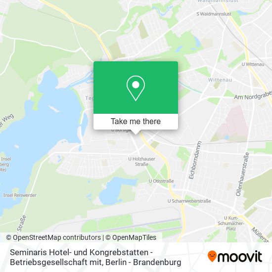 Seminaris Hotel- und Kongrebstatten - Betriebsgesellschaft mit map