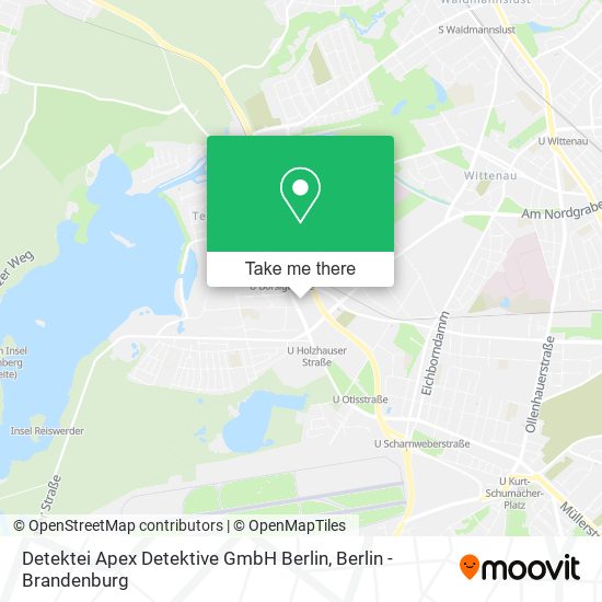 Detektei Apex Detektive GmbH Berlin map