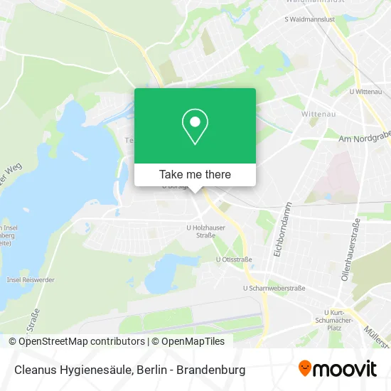 Карта Cleanus Hygienesäule