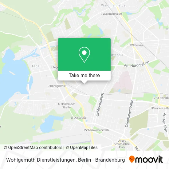 Wohlgemuth Dienstleistungen map