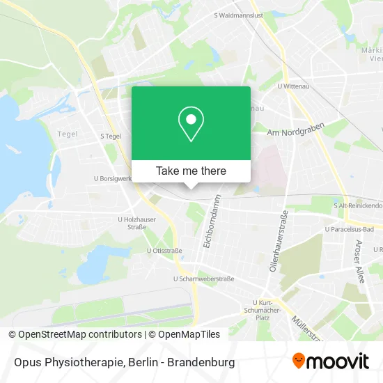 Карта Opus Physiotherapie