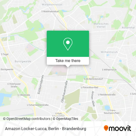 Карта Amazon Locker-Lucca