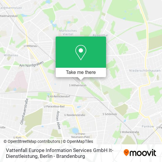 Vattenfall Europe Information Services GmbH It-Dienstleistung map