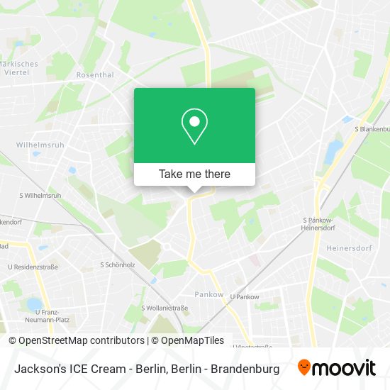 Jackson's ICE Cream - Berlin map