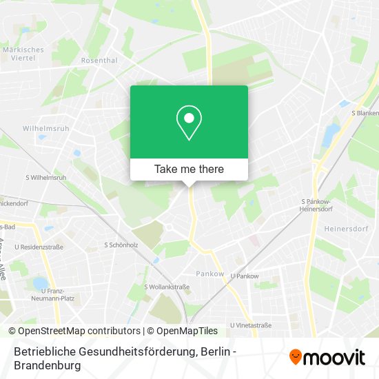 Betriebliche Gesundheitsförderung map