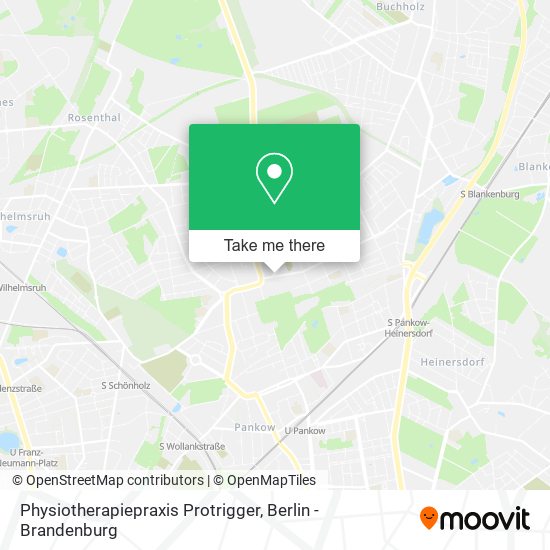 Physiotherapiepraxis Protrigger map