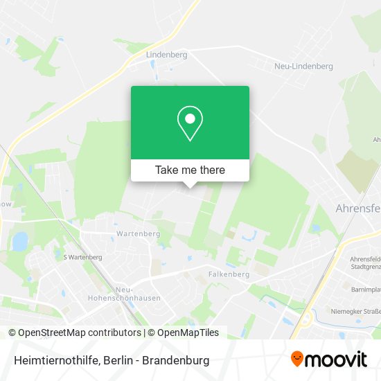 Heimtiernothilfe map
