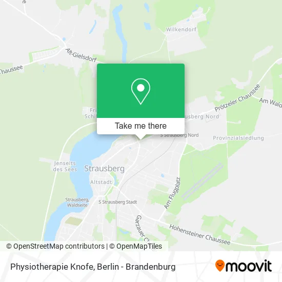 Карта Physiotherapie Knofe