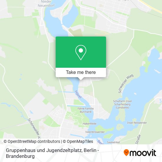 Gruppenhaus und Jugendzeltplatz map
