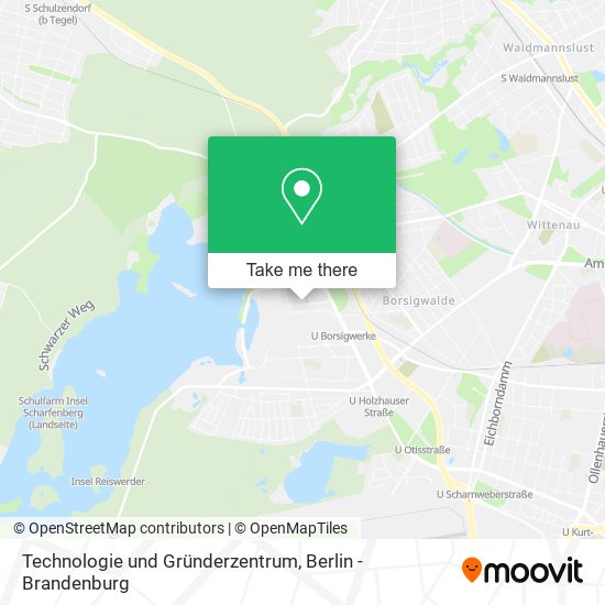 Technologie und Gründerzentrum map