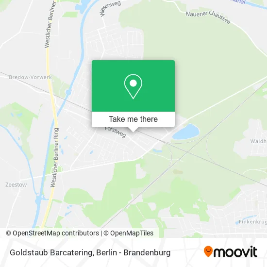 Goldstaub Barcatering map