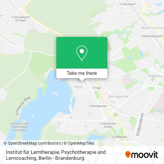 Institut für Lerntherapie, Psychotherapie und Lerncoaching map