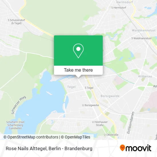 Rose Nails Alttegel map