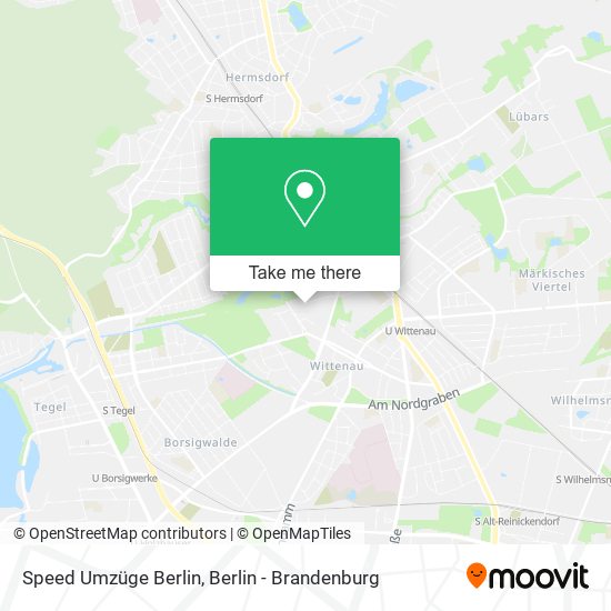 Speed Umzüge Berlin map