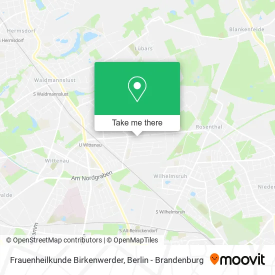 Карта Frauenheilkunde Birkenwerder