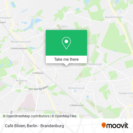 Cafè Blixen map