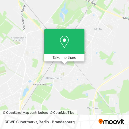 REWE Supermarkt map