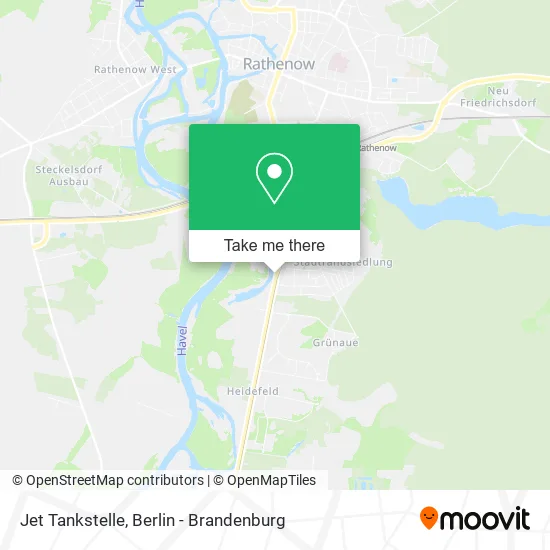 Карта Jet Tankstelle