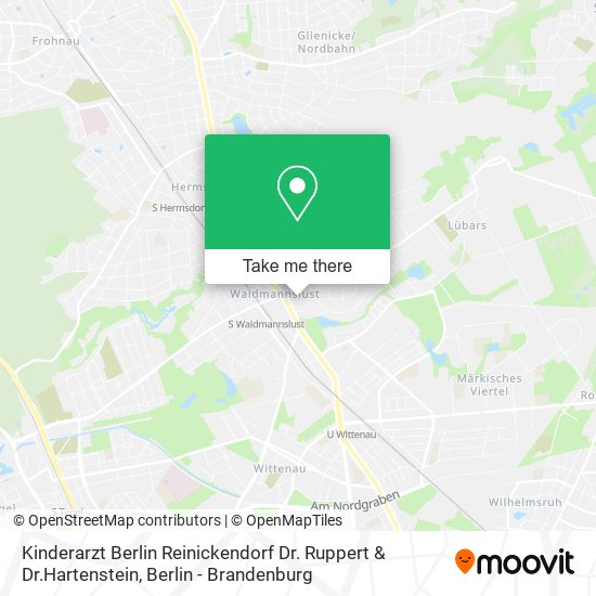 Kinderarzt Berlin Reinickendorf Dr. Ruppert & Dr.Hartenstein map
