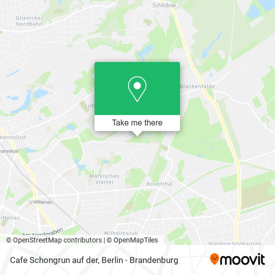 Cafe Schongrun auf der map