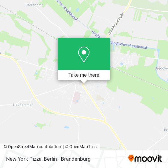 New York Pizza map