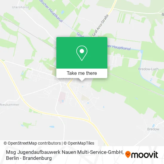 Карта Msg Jugendaufbauwerk Nauen Multi-Service-GmbH