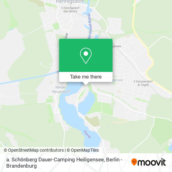 Карта a. Schönberg Dauer-Camping Heiligensee