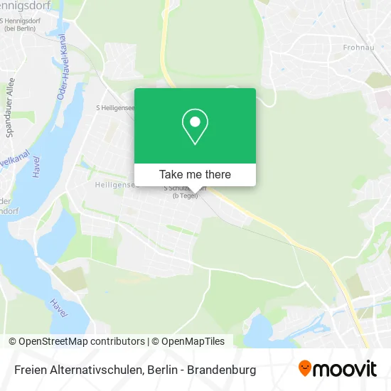 Карта Freien Alternativschulen