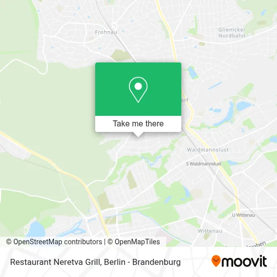 Restaurant Neretva Grill map