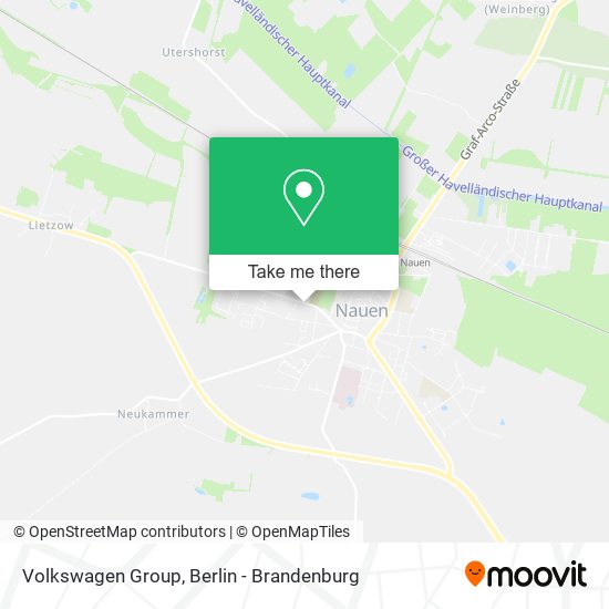 Volkswagen Group map