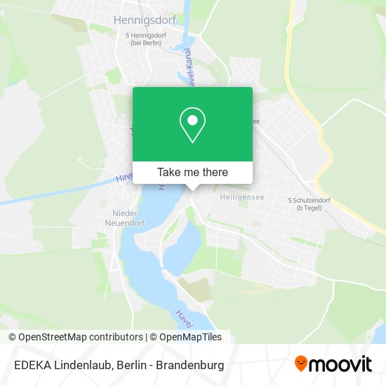 EDEKA Lindenlaub map