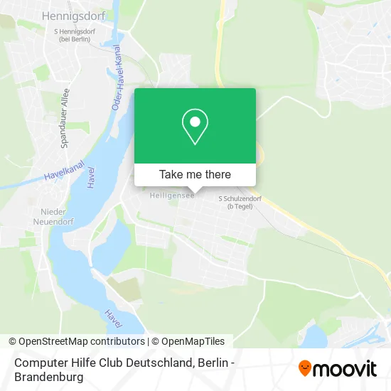 Карта Computer Hilfe Club Deutschland