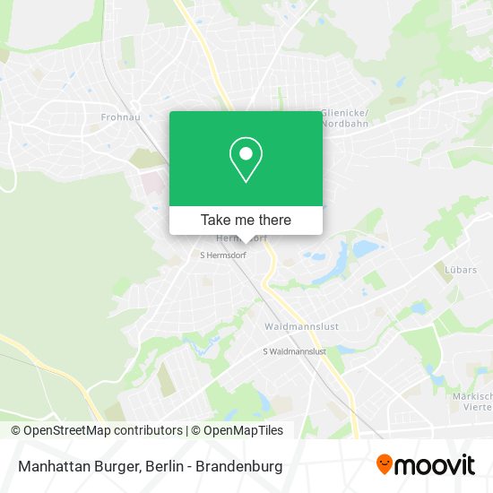 Manhattan Burger map