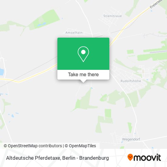 Altdeutsche Pferdetaxe map