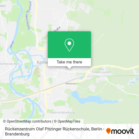 Rückenzentrum Olaf Pitzinger Rückenschule map