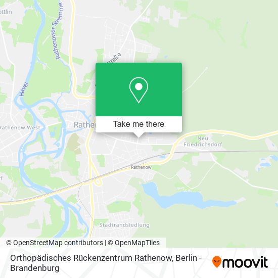 Карта Orthopädisches Rückenzentrum Rathenow