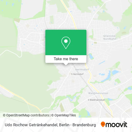 Карта Udo Rochow Getränkehandel