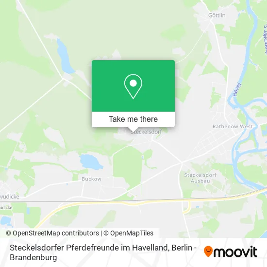 Карта Steckelsdorfer Pferdefreunde im Havelland