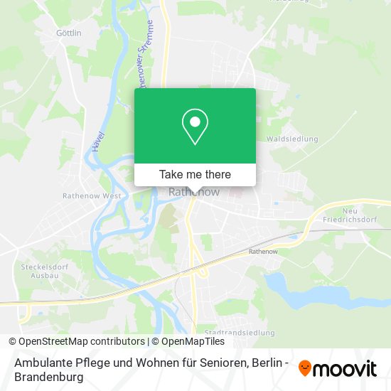 Ambulante Pflege und Wohnen für Senioren map