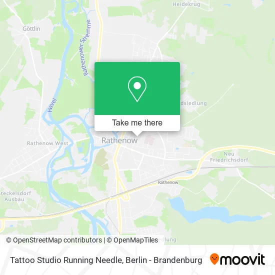 Карта Tattoo Studio Running Needle