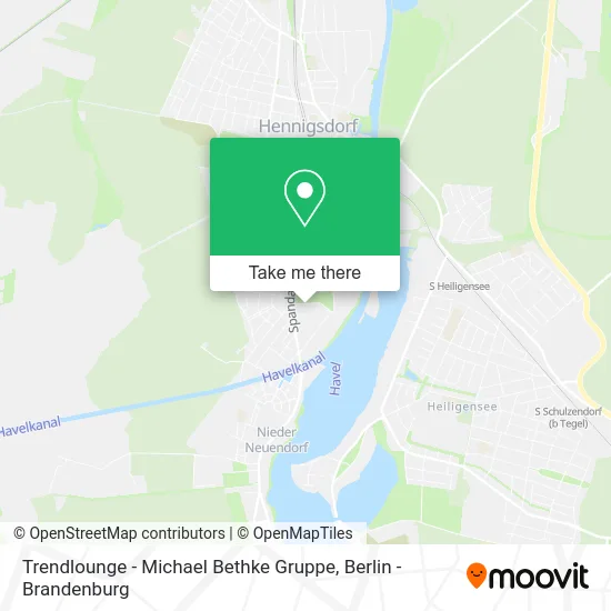 Карта Trendlounge - Michael Bethke Gruppe