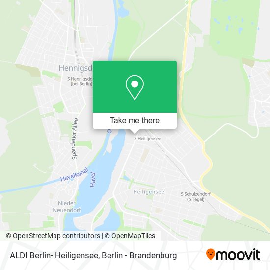 ALDI Berlin- Heiligensee map