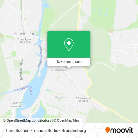 Tiere Suchen Freunde map