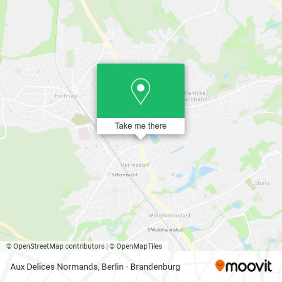 Aux Delices Normands map