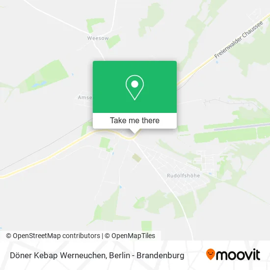 Карта Döner Kebap Werneuchen