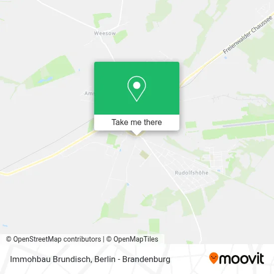 Immohbau Brundisch map