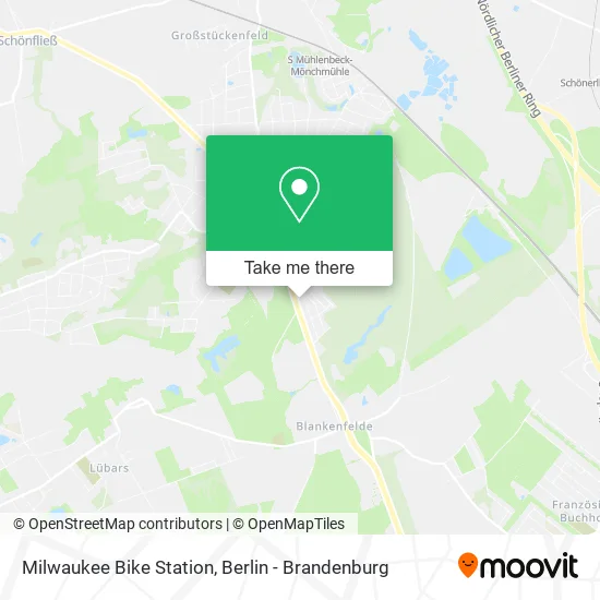 Milwaukee Bike Station map